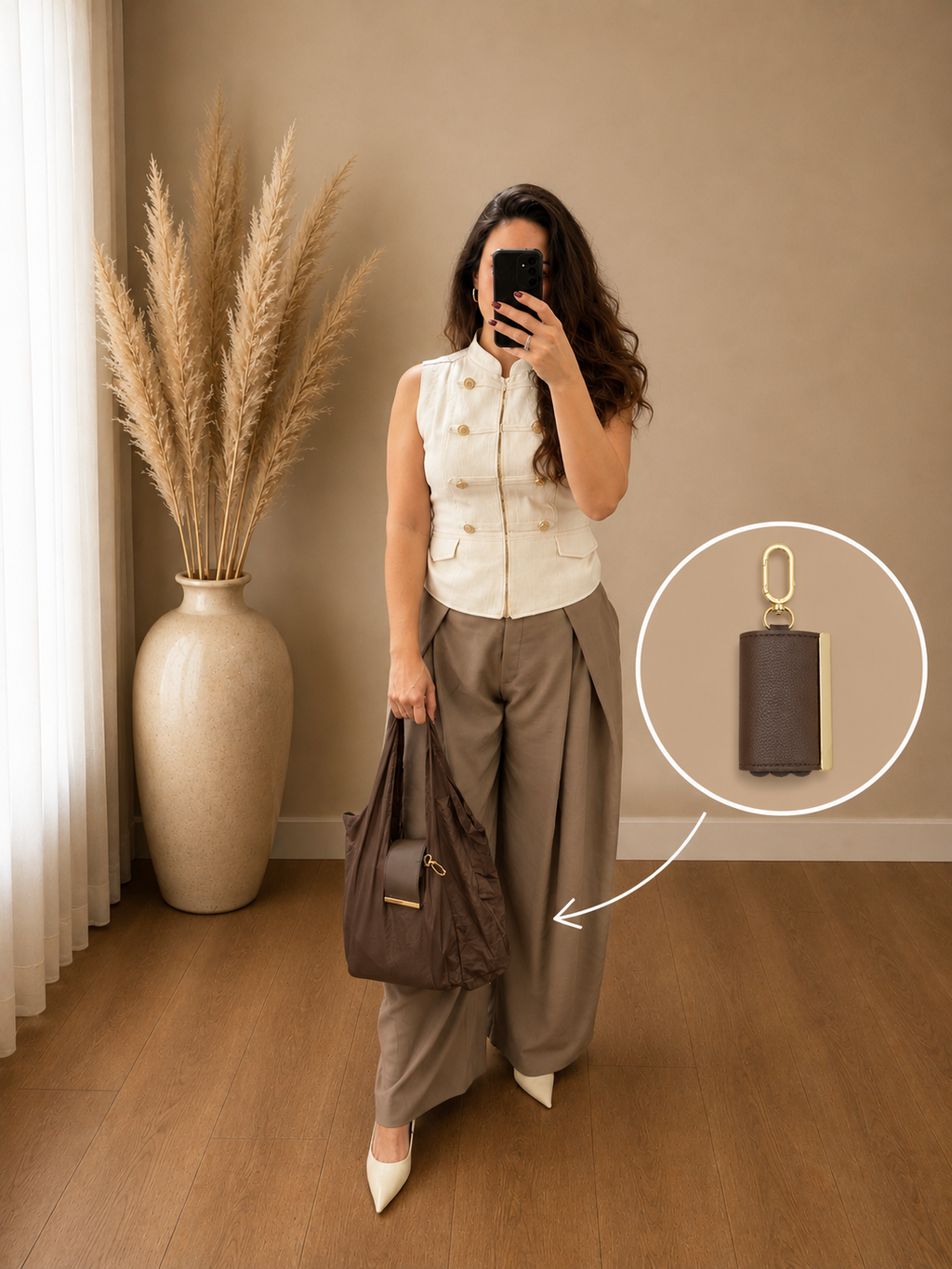 Sac pliable porte-clés