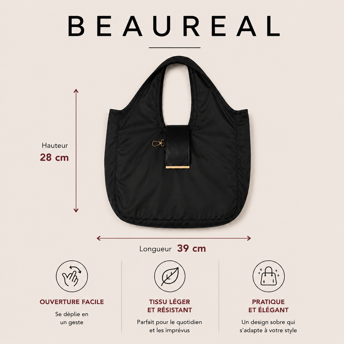 Sac pliable porte-clés