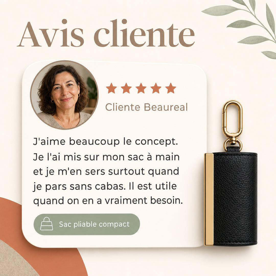 Sac pliable porte-clés